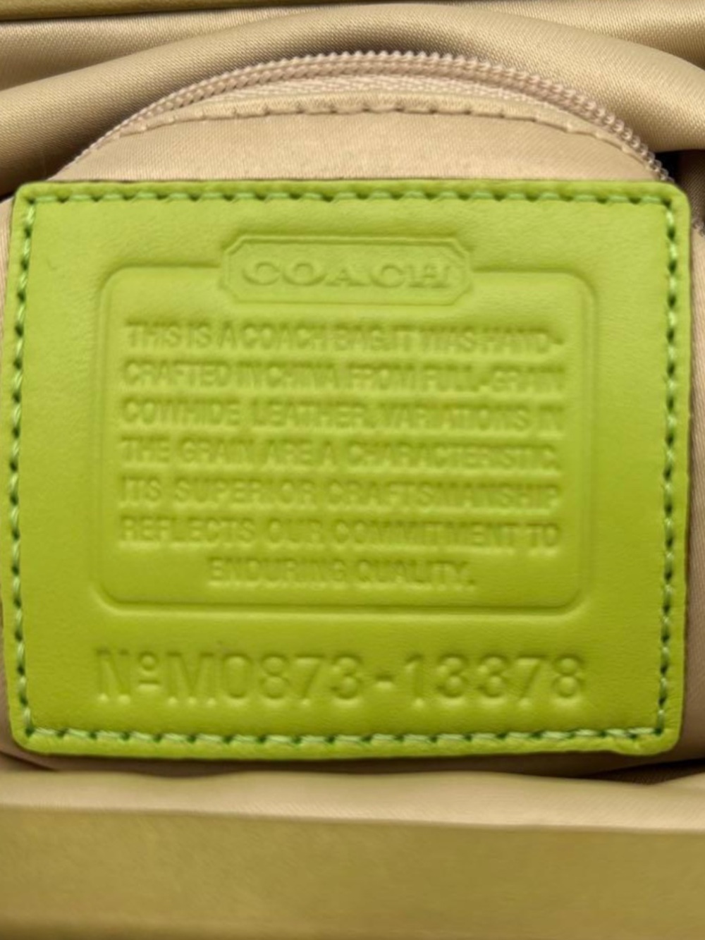 Coach Bonnie Kisslock Chain Satchel EUC - Picture 6 of 6